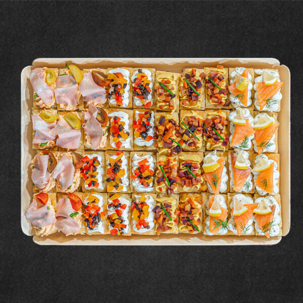 Plateau mini-bouchées focaccias