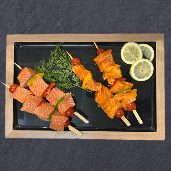 Mix saumon nature & saumon mariné Tex Mex - 4 pièces